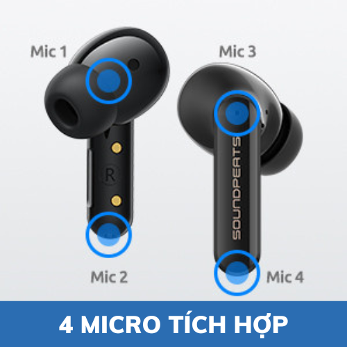 Tai Nghe Bluetooth SoundPeats Mac 2 - Hàng Chính Hãng