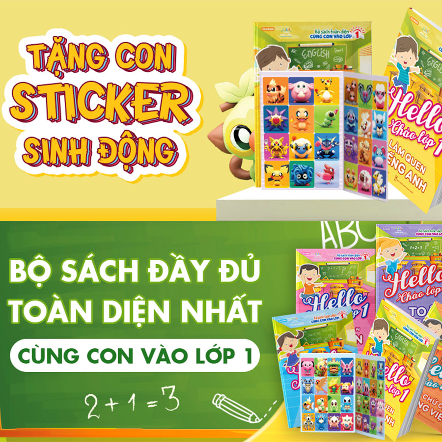 Combo 5 Cuốn: Hello Chào Lớp 1