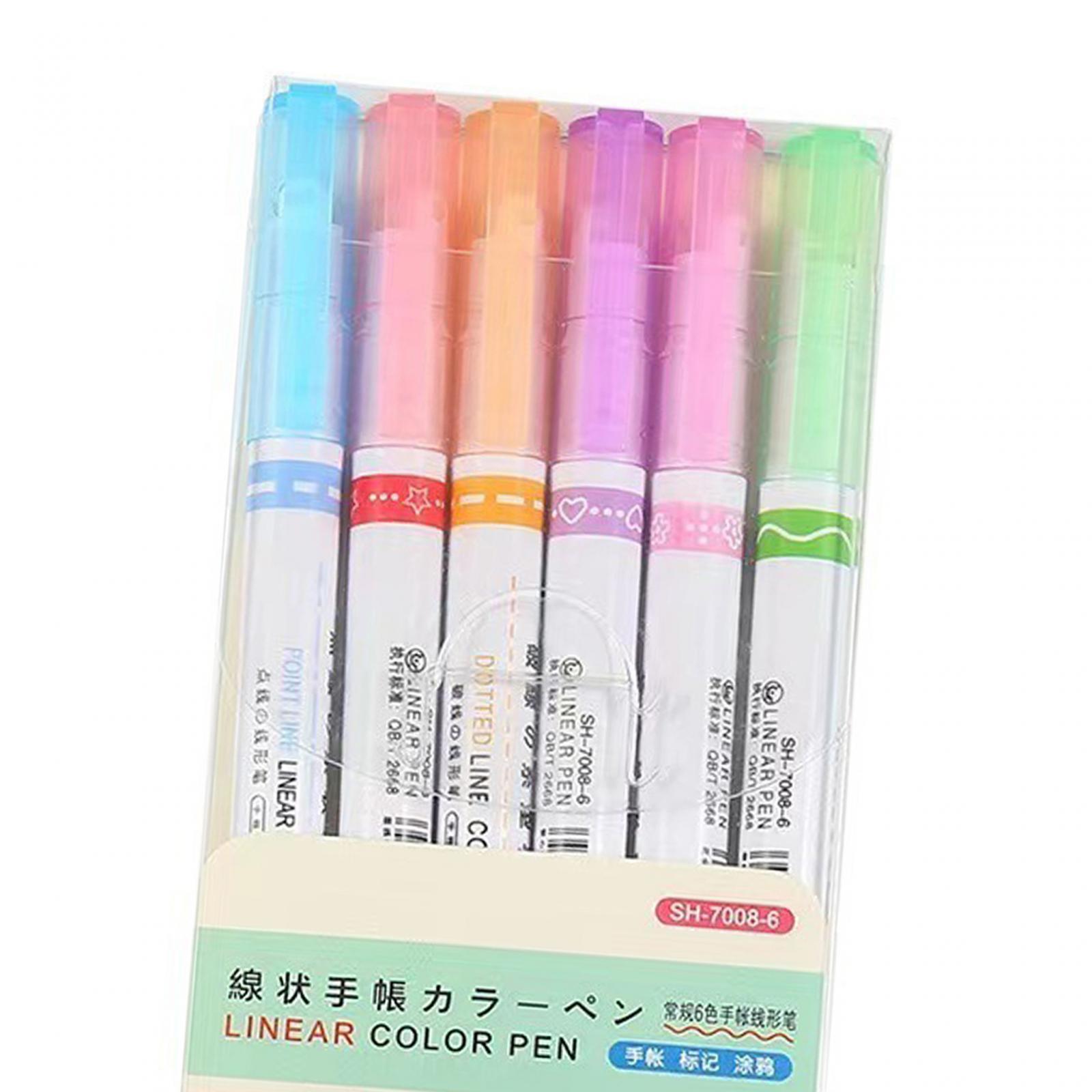 Journal Pens Highlighters Pen Set Glitter Marker DIY Art Crafts Outline Pen Marker Pen for Birthday Scrapbooking School Photo Album Greeting