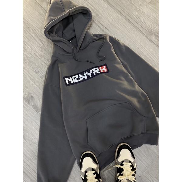 Hoodie xám hoodie nỉ cotton chất vải mịn dày dặn