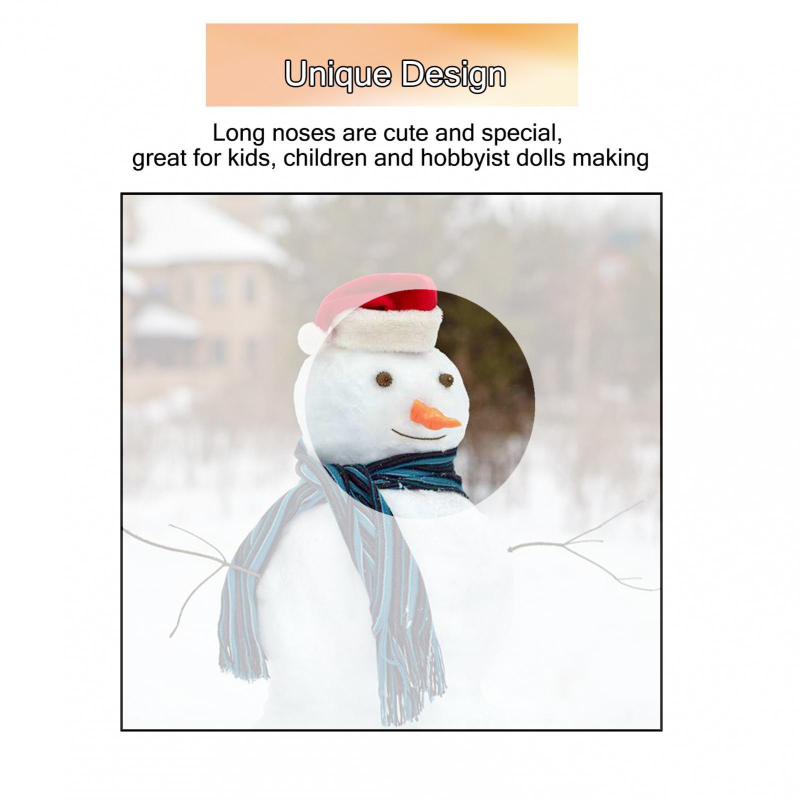 160 Pieces Safety Toy Nose for Snowman Doll Animal Puppet Toy DIY