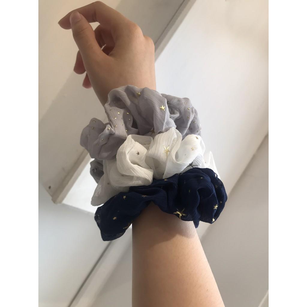 Cột Tóc, Dây Cột SCRUNCHIES Ngôi Sao Nhiều Màu - Mã DT002