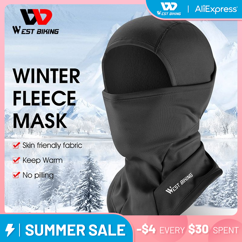 Tây đạp xe đi xe đạp mùa đông Lông cừu giữ ấm balaclava nam Color: 205 Light Gray