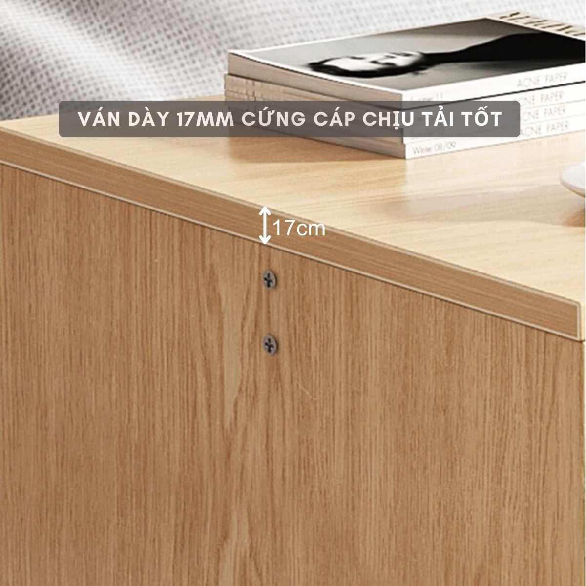 Bàn làm việc đa năng TIDO bàn trang điểm mini ngồi bệt chất liệu gỗ MDF dày 17mm cứng cáp size lớn 80x40cm