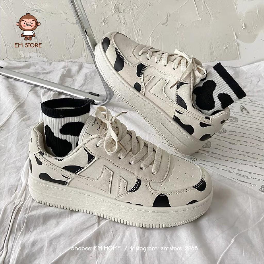 GIÀY SNEAKER COW | EM HOME | S0178