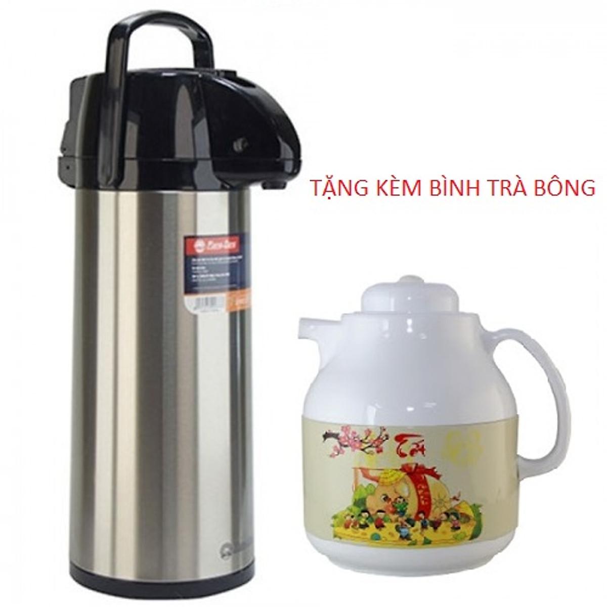 Phích đựng nước nóng Rạng Đông RD2545 ST1.E + Tặng kèm bình trà giữ nhiệt RD1055 TS