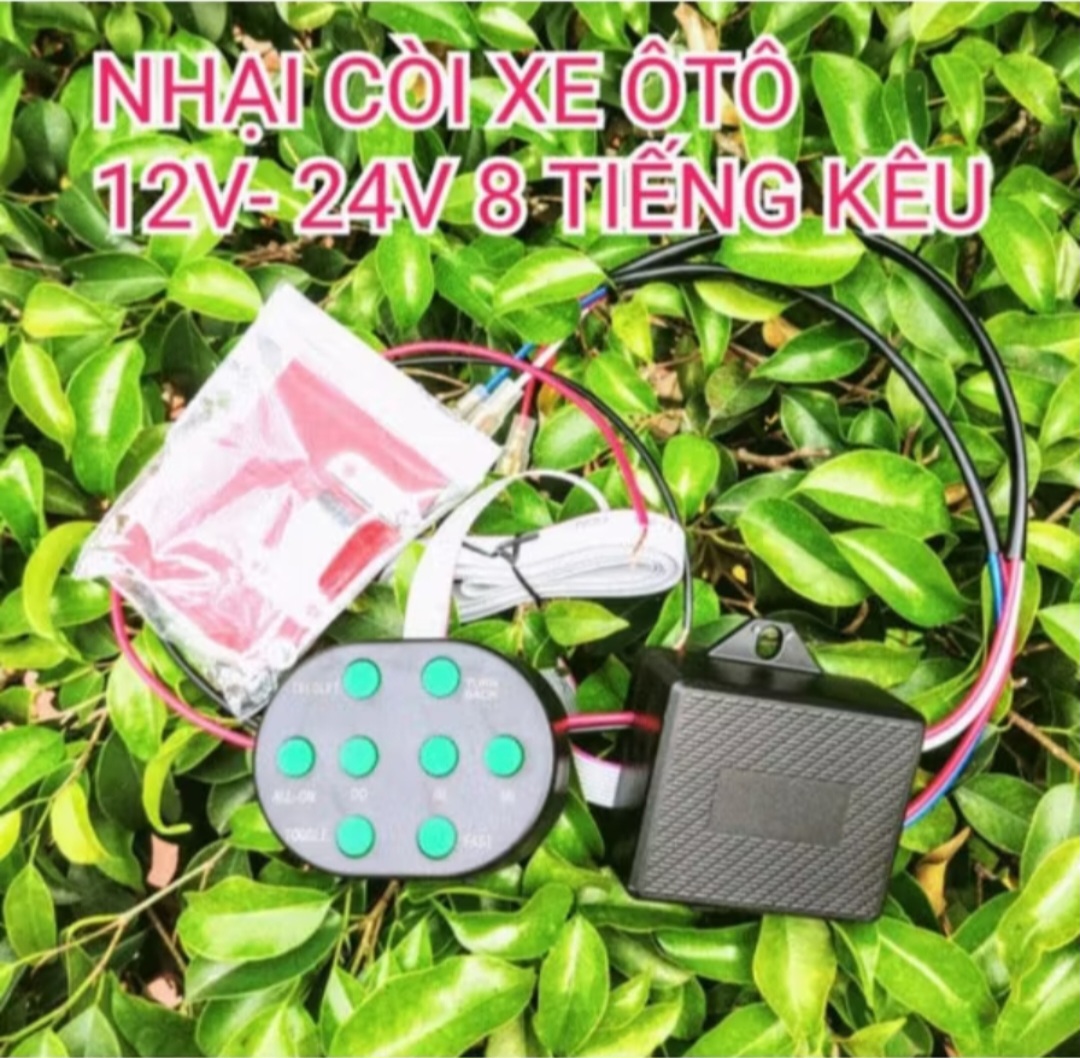 BỘ NHẠI CÒI KÊU 8 CHẾ ĐỘ CỰC TO HAY LẮP XE MÁY ÔTÔ XE ĐIỆN HÀNG CHUẨN