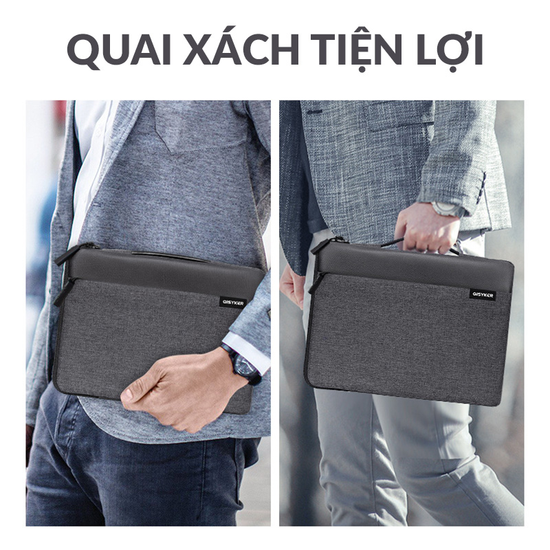 Túi đựng laptop 13 inch cao cấp GUBAG cho dân công sở, có dây đeo chéo tiện lợi