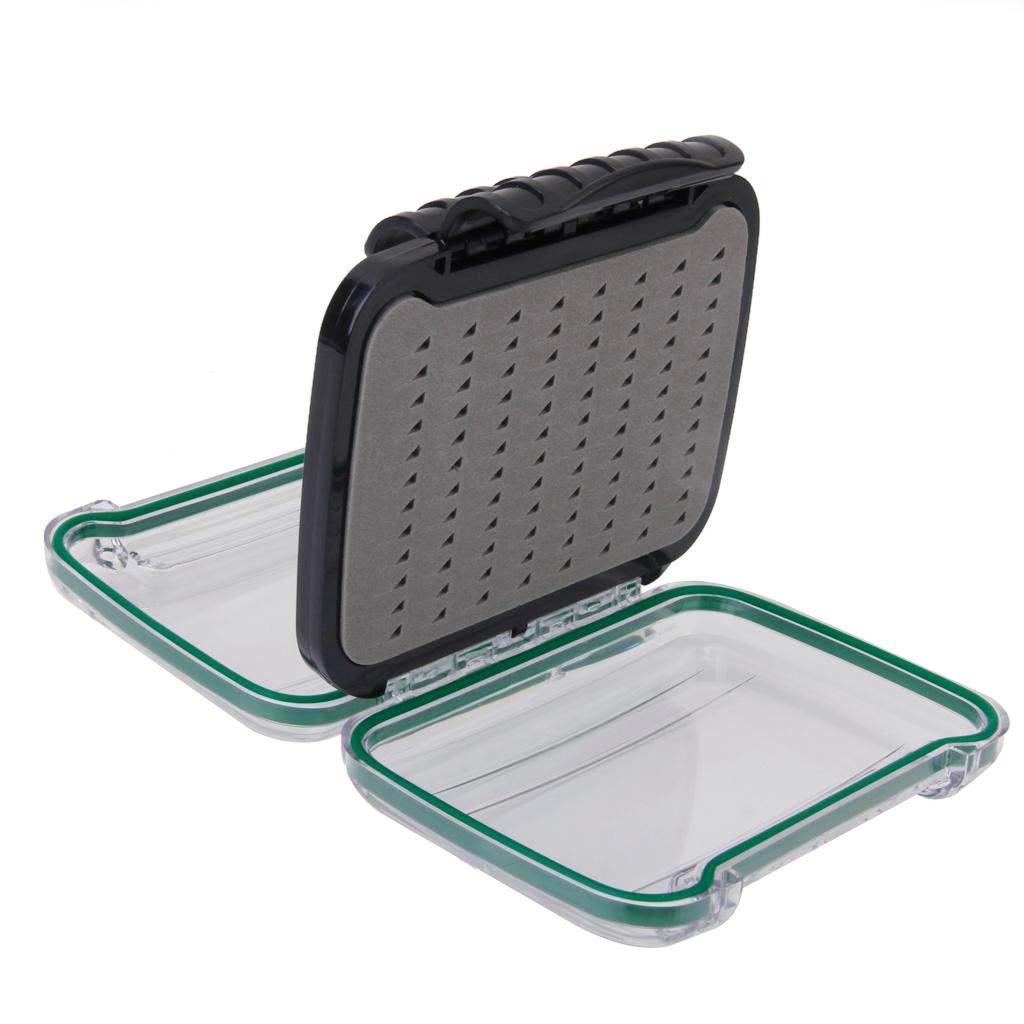 2-Side Waterproof Fishing Fly Box Tackle Lure Baits Storage Case Box