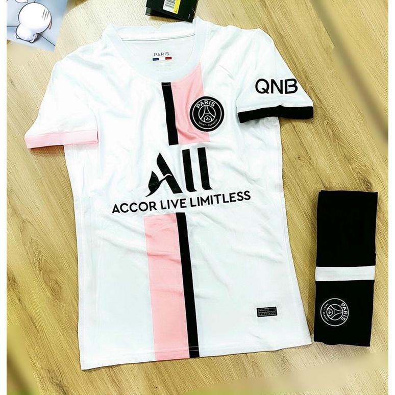 Bộ quần/áo thể thao, Bộ bóng đá giá sỉ PSG hàng Thái Lan 160K chất vải mềm mát mịn, thấm hút mồ hôi