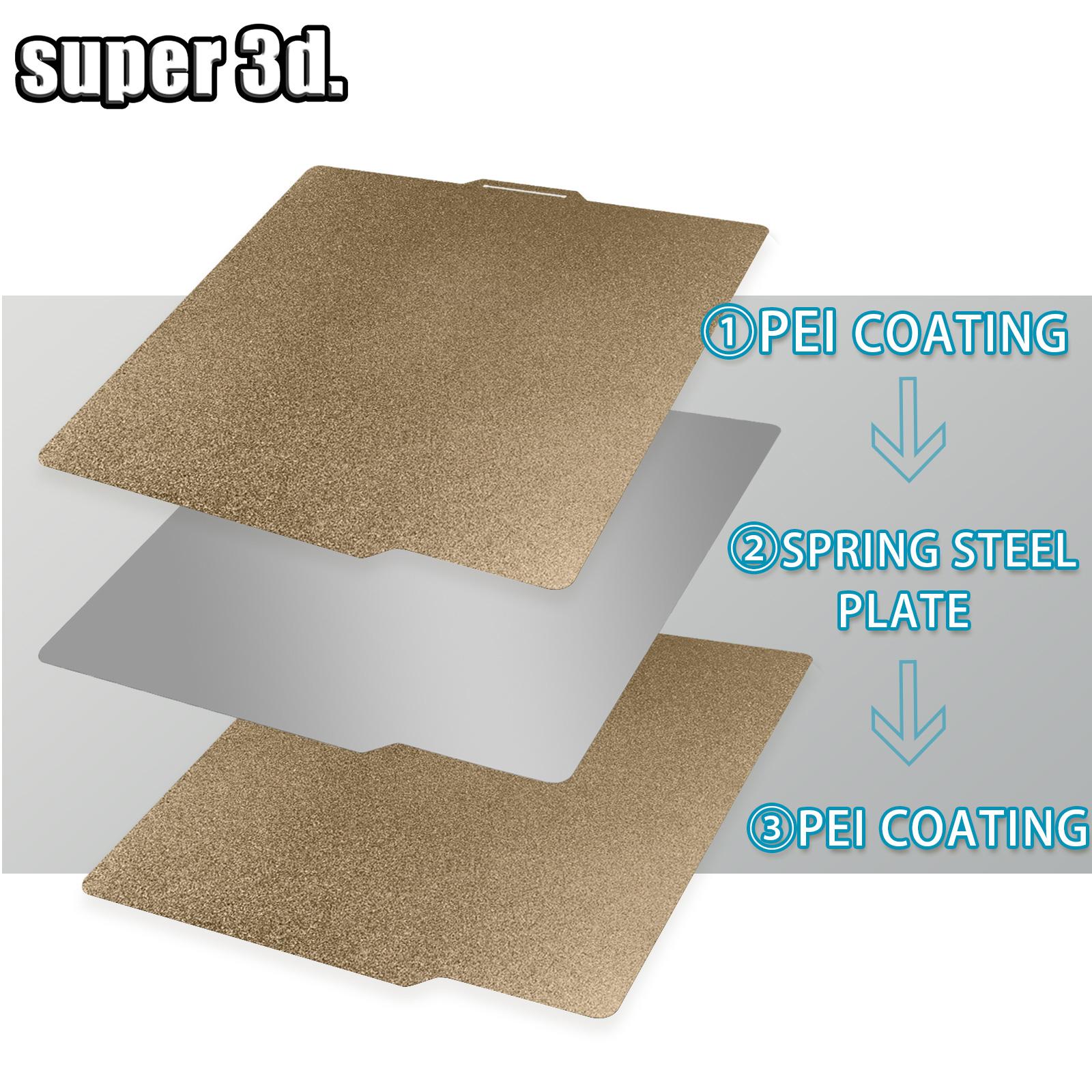 Tấm thép có kết cấu hai mặt linh hoạt Pei Peo PEI 257x257mm Giường sưởi cho phòng thí nghiệm Bambu X1 Tấm xây dựng