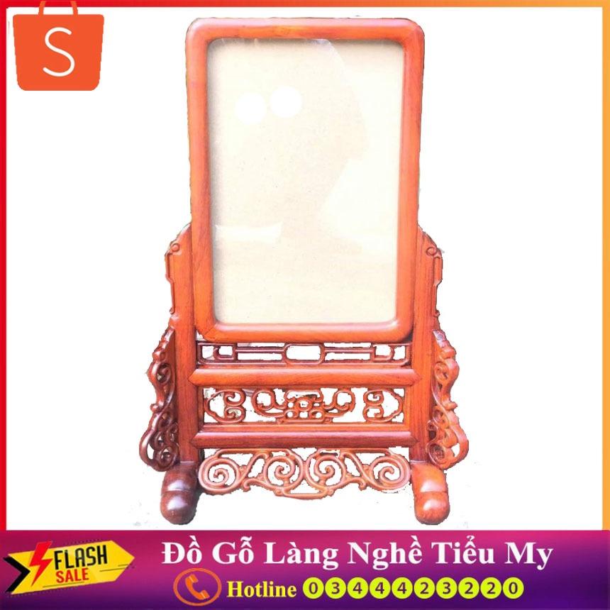 Khung ảnh thờ chiện tròn, gỗ hương ta cực đẹp