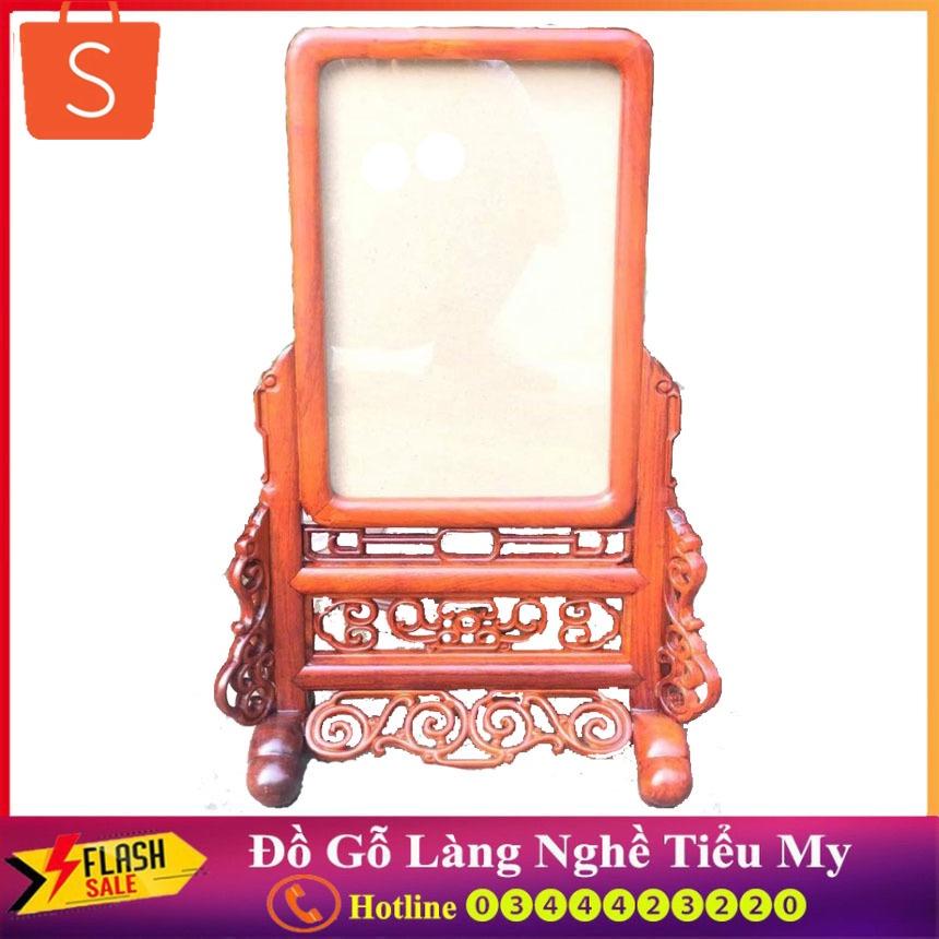 Khung ảnh thờ chiện tròn, gỗ hương ta cực đẹp ( lồng ảnh 20x30)