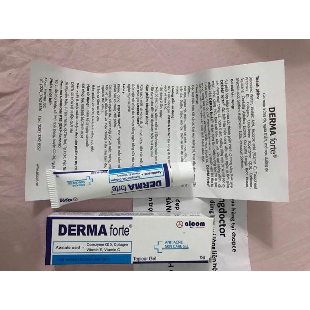 Gel Mụn Derma-Forte mới.., mụn mủ, mụn đầu đen, mờ thâm, liền sẹo,.... ,