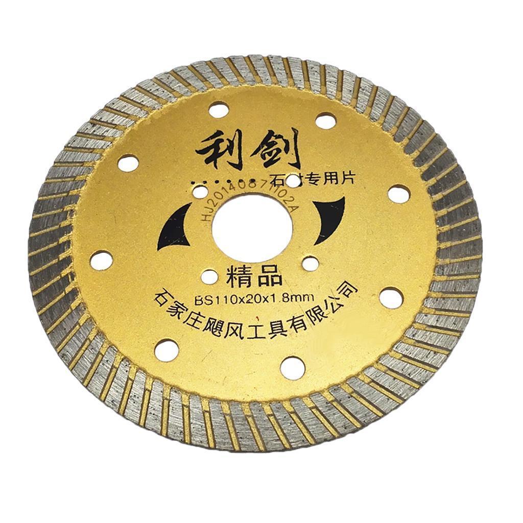 Concrete Diamond Saw Blade Continuous Rim for Cutting Tile Porcelain Stone