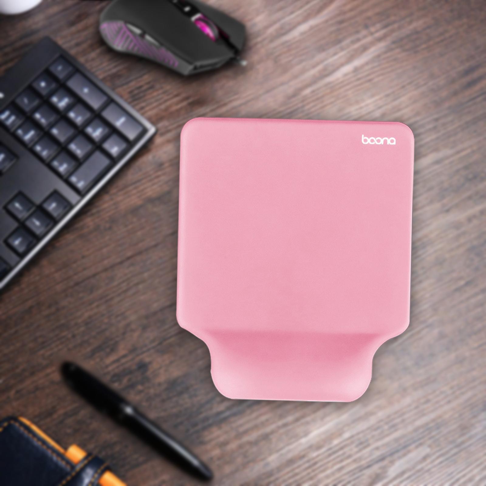 Mouse Pad  Resistant Surface Non-Slip Mousepad for Travel Computer Pink