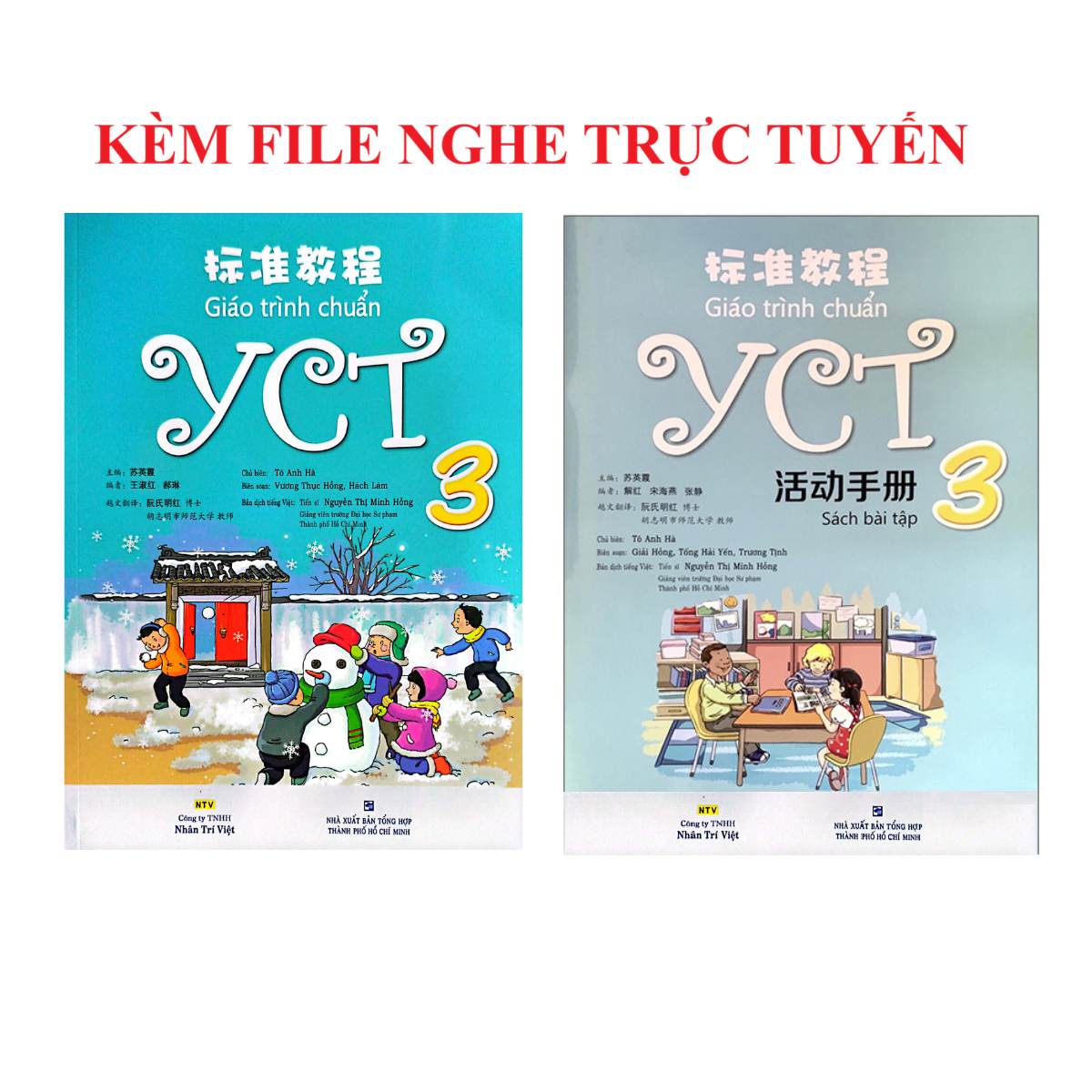 Sách- Combo:Giáo trình chuẩn YCT Tập 3 (Sách Bài Học - Bài Tập)+KÈM MP3 NGHE ONLINE