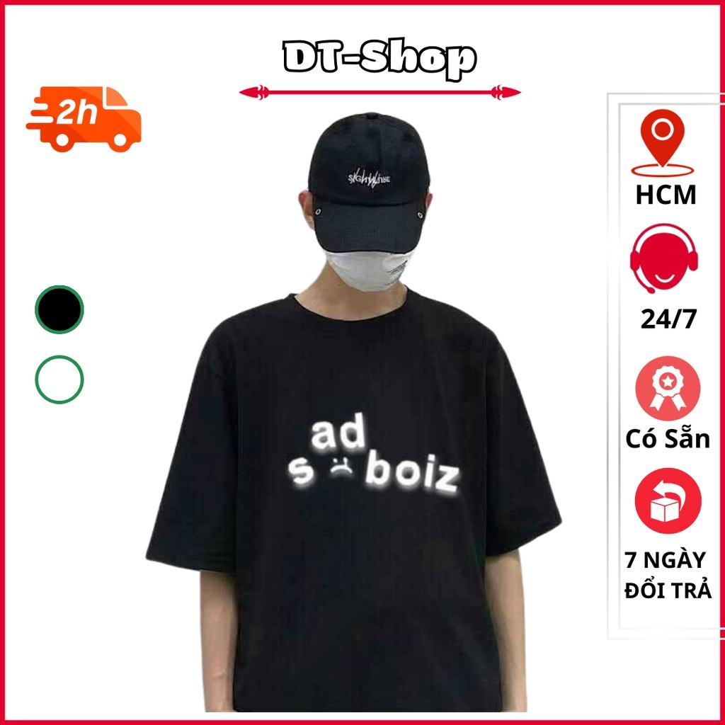 Áo thun SADBOIZ tay lỡ form rộng chất thun thoáng mát mềm mại