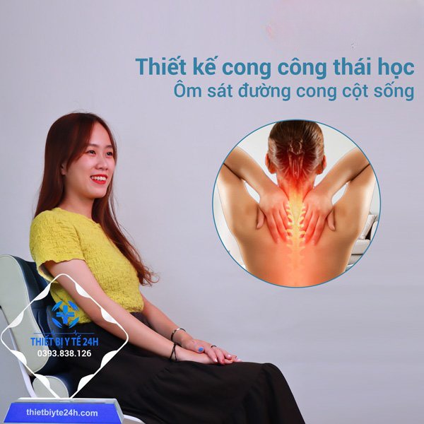 Gối massage cổ vai gáy, máy massage, gối massage hồng ngoại 16 bi cao cấp hỗ trợ mát xa vùng cổ,vai gáy hiệu quả