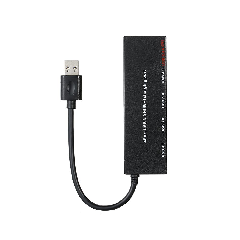 5 cổng chuyển đổi Siêu tốc Mini Portable USB 3.0 Hub Tốc độ truyền 5Gbps với sạc chuyên dụng 2.4A