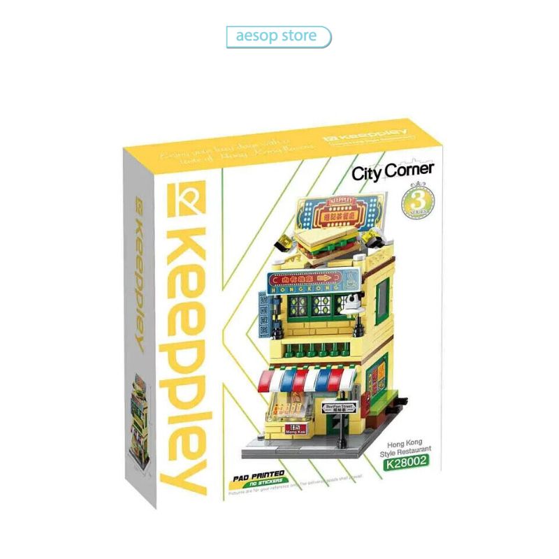 Đồ chơi lắp ráp Mô hình Nhà hàng Mong Kok HongKong K28002