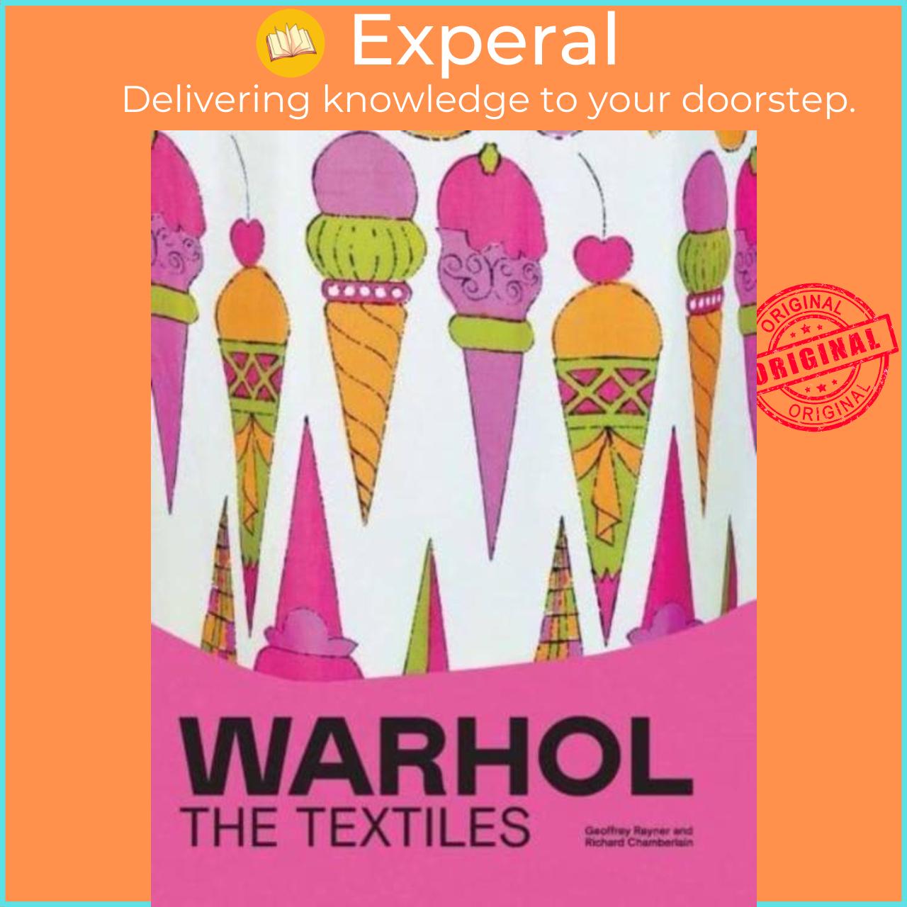 Sách - Warhol - The Textiles by Richard Chamberlain (UK edition, hardcover)