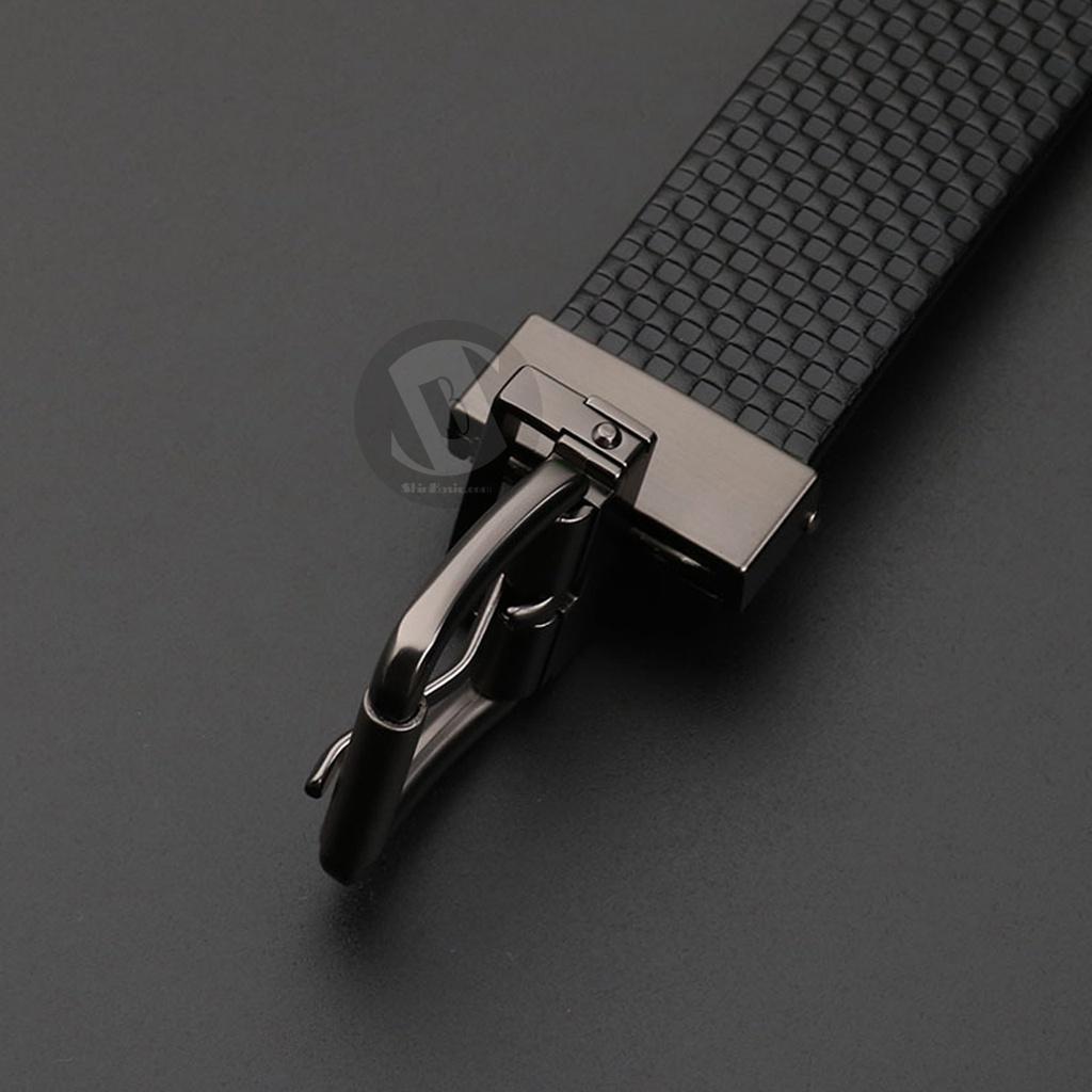 Dây Thắt Lưng, Nịt Nam Da Bò Thật Cao Cấp - ShinBasic, Bảng Khoá Kim, Đục Lỗ, Thời Trang Công Sở, BELTS21BAS10