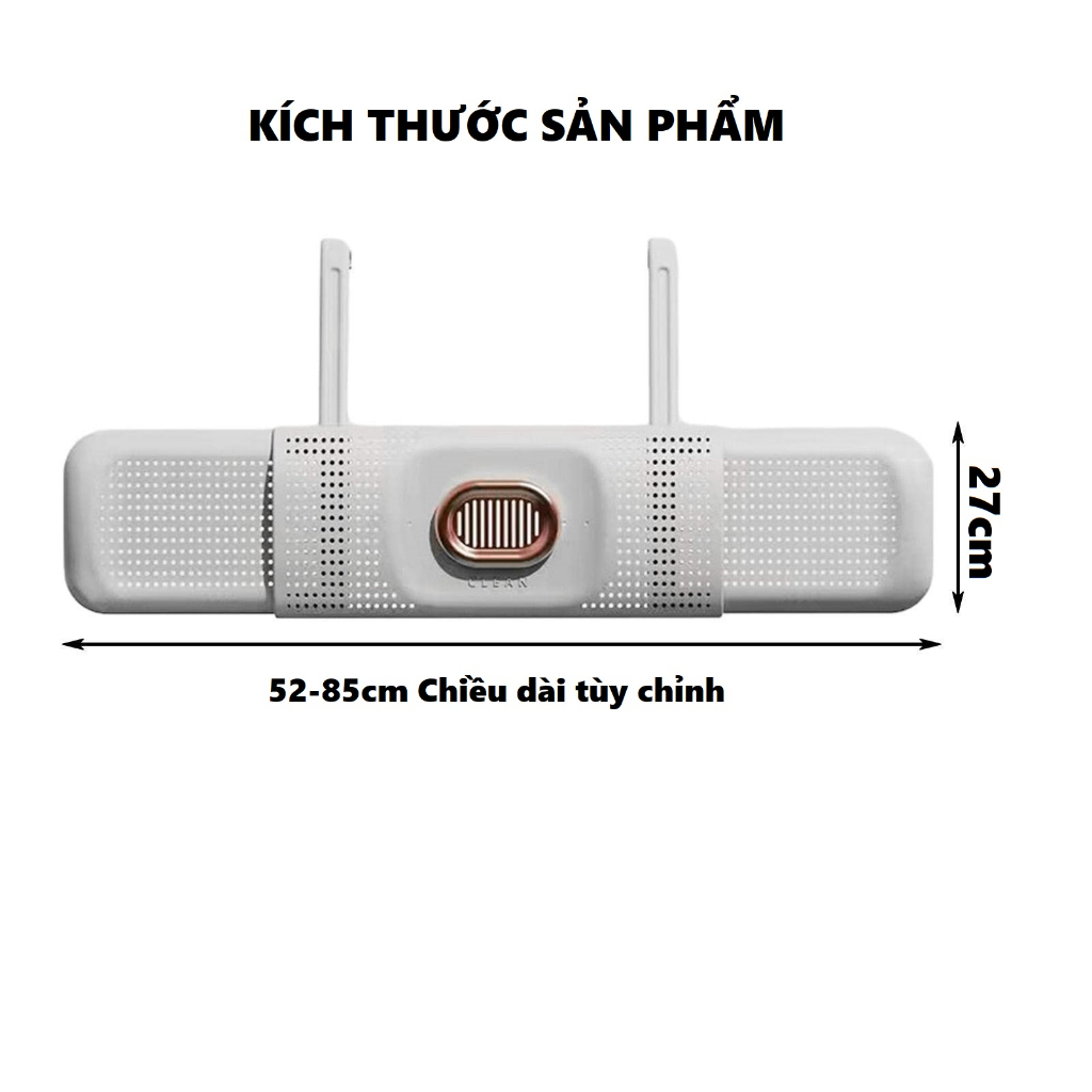 Chuyển hướng điều hòa phòng ngủ trẻ em có ngăn đựng tinh dầu 8D Spacing Air Tạo Hương Thơm