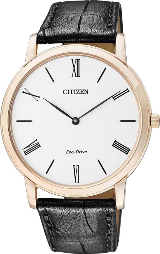 Đồng Hồ Nam Citizen Siêu Mỏng Dây Da AR1113-12B - Mặt Trắng (Sapphire)