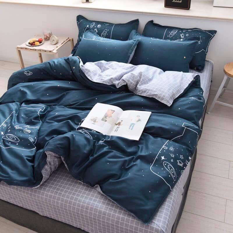 COMBO CHĂN GA GỐI POLY NHẬP MẪU BÌNH SỮA