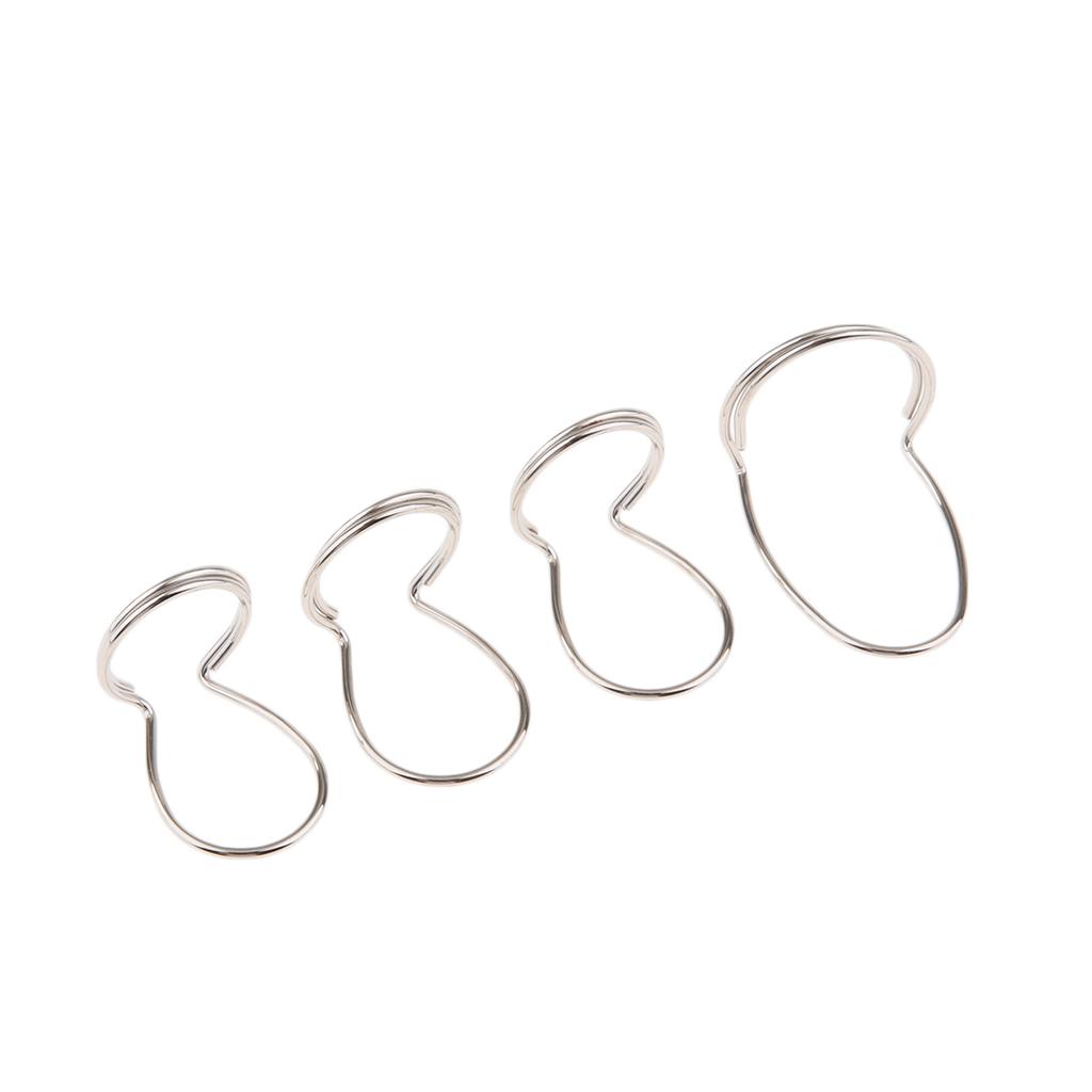 3pcs Finger Picks+1pc Thumb Pick Guitar Picks Butterfly Shape Metal Finger Style Bass Guitar Accessories, Silver