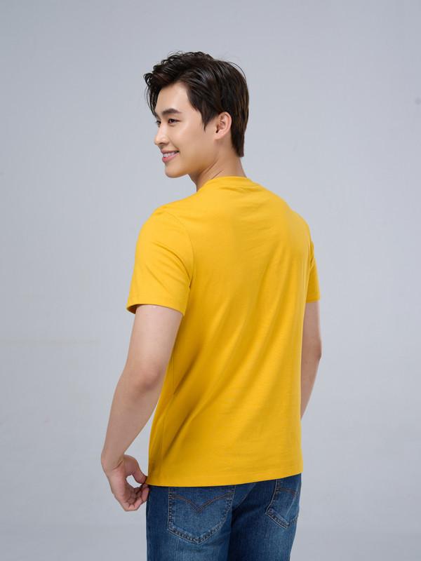 Áo thun trơn basic nam YODY cổ tròn cotton thoáng mát TSM5231