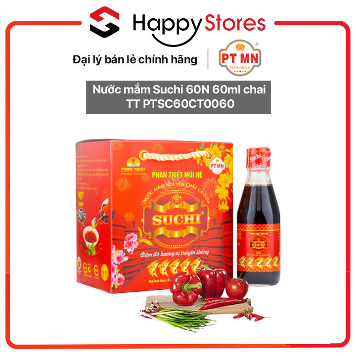 Nước mắm Phan Thiết Mũi Né 30 đạm 180ml chai TT TPPM30CT0180-DSG - Hàng chính hãng