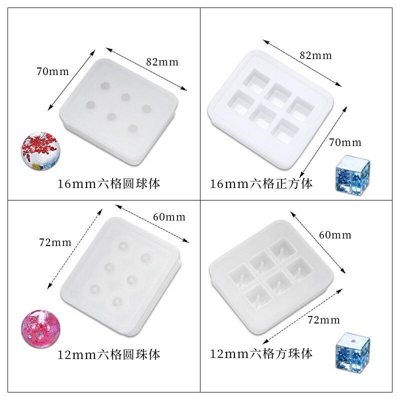 Khuôn Silicone Làm Hạt Xỏ Dây Có Xỏ Lỗ - Trường Thịnh Sài Gòn
