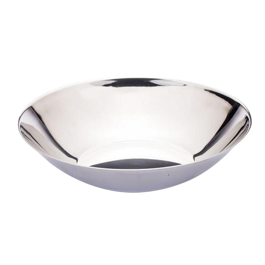 Stainless Steel Mixing Salad Bowls Cooking Baking Bowl Serving Tray 16cm