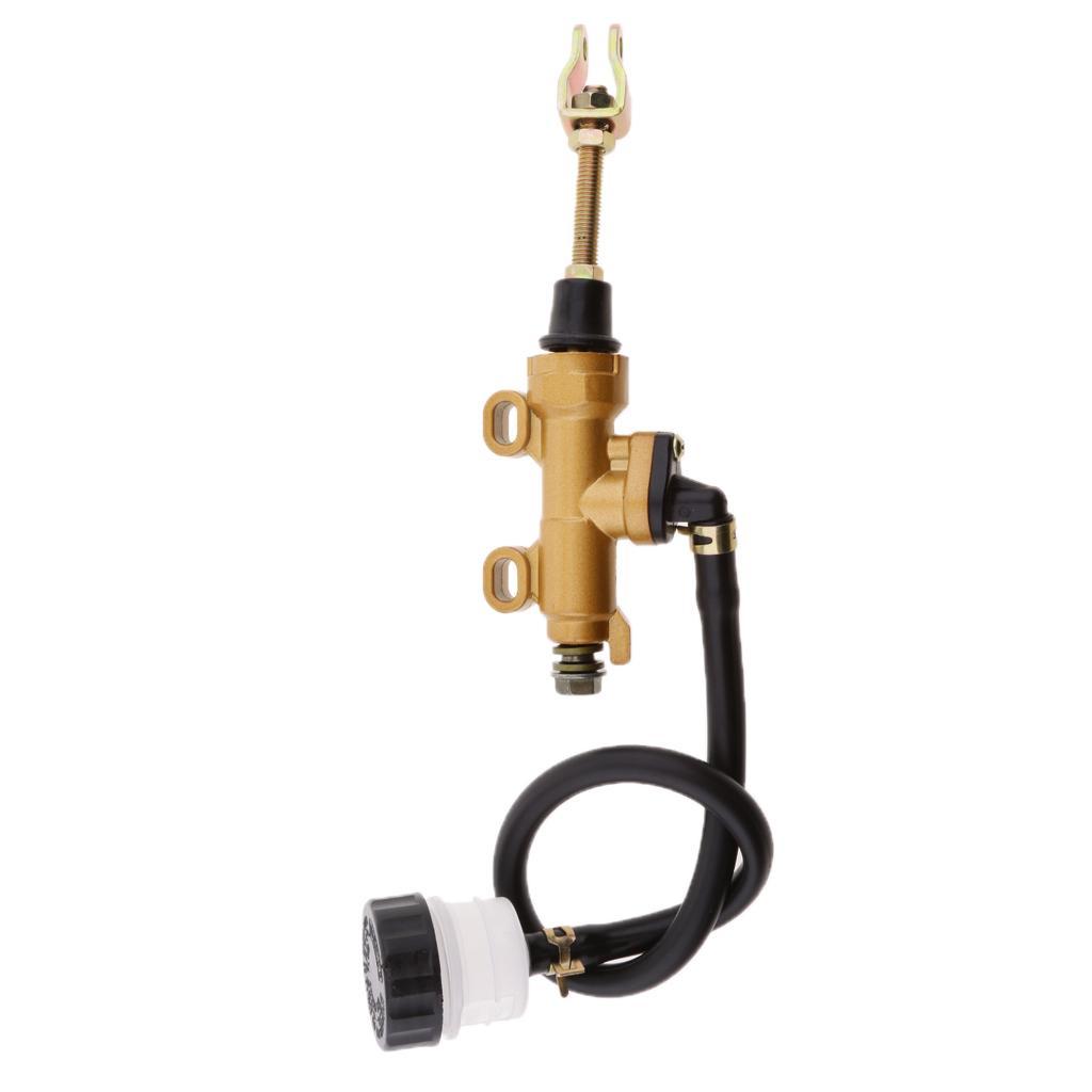 Rear Hydraulic Brake Master Lever Cylinder for /Dirt/ATV/Quad Bike Gold