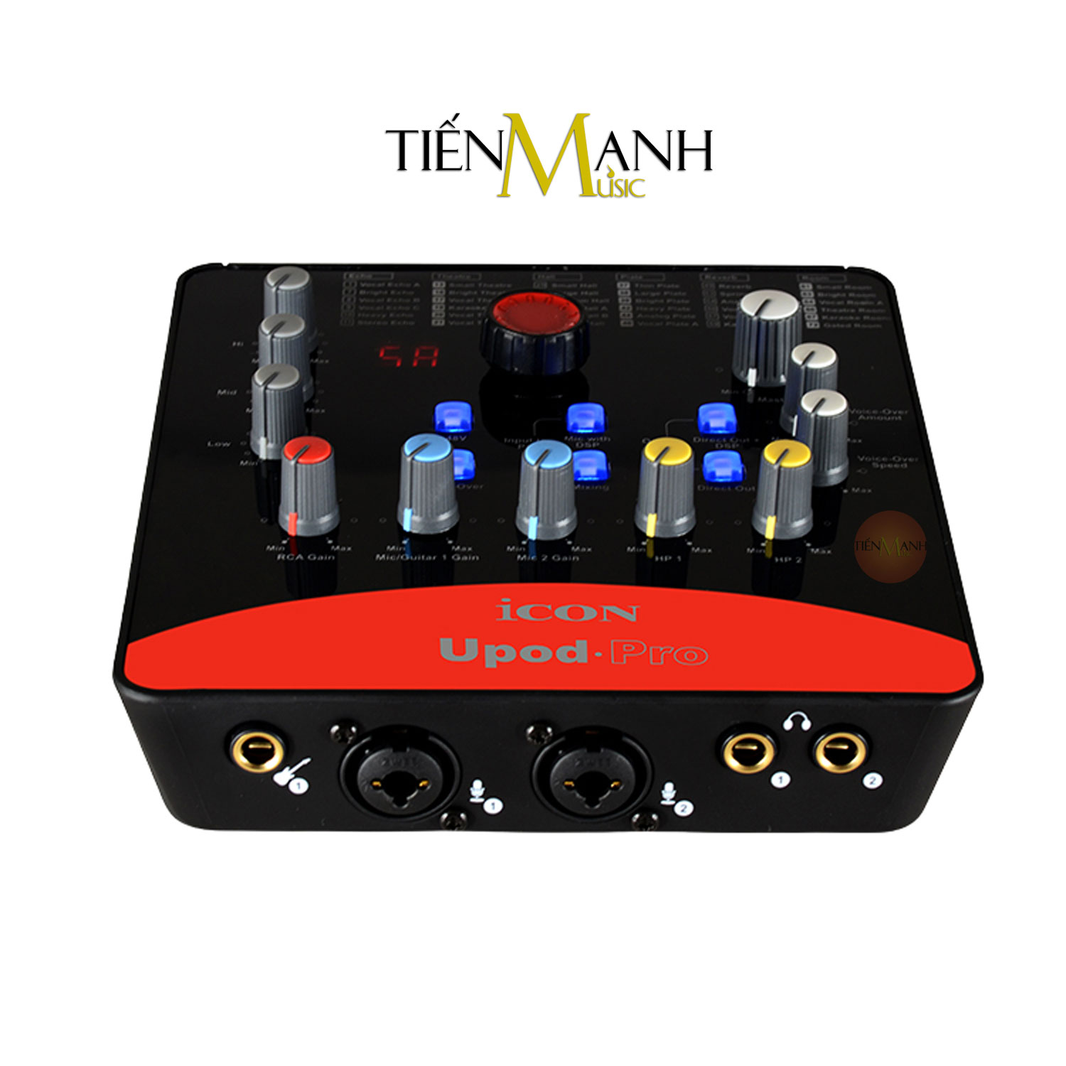 Soundcard Icon Upod Pro Bộ Thu Âm Thanh, Livestream, Hát Karaoke Sound Card Audio Interface UpodPro Hàng Chính Hãng - Kèm Móng Gẩy DreamMaker