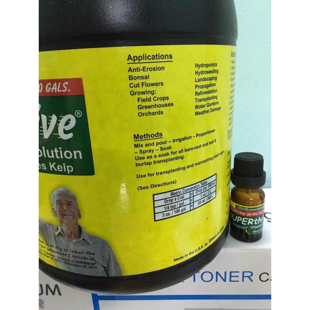 Sản phẩm chăm sóc hoa lan và cây trồng superthrive lọ 10ml