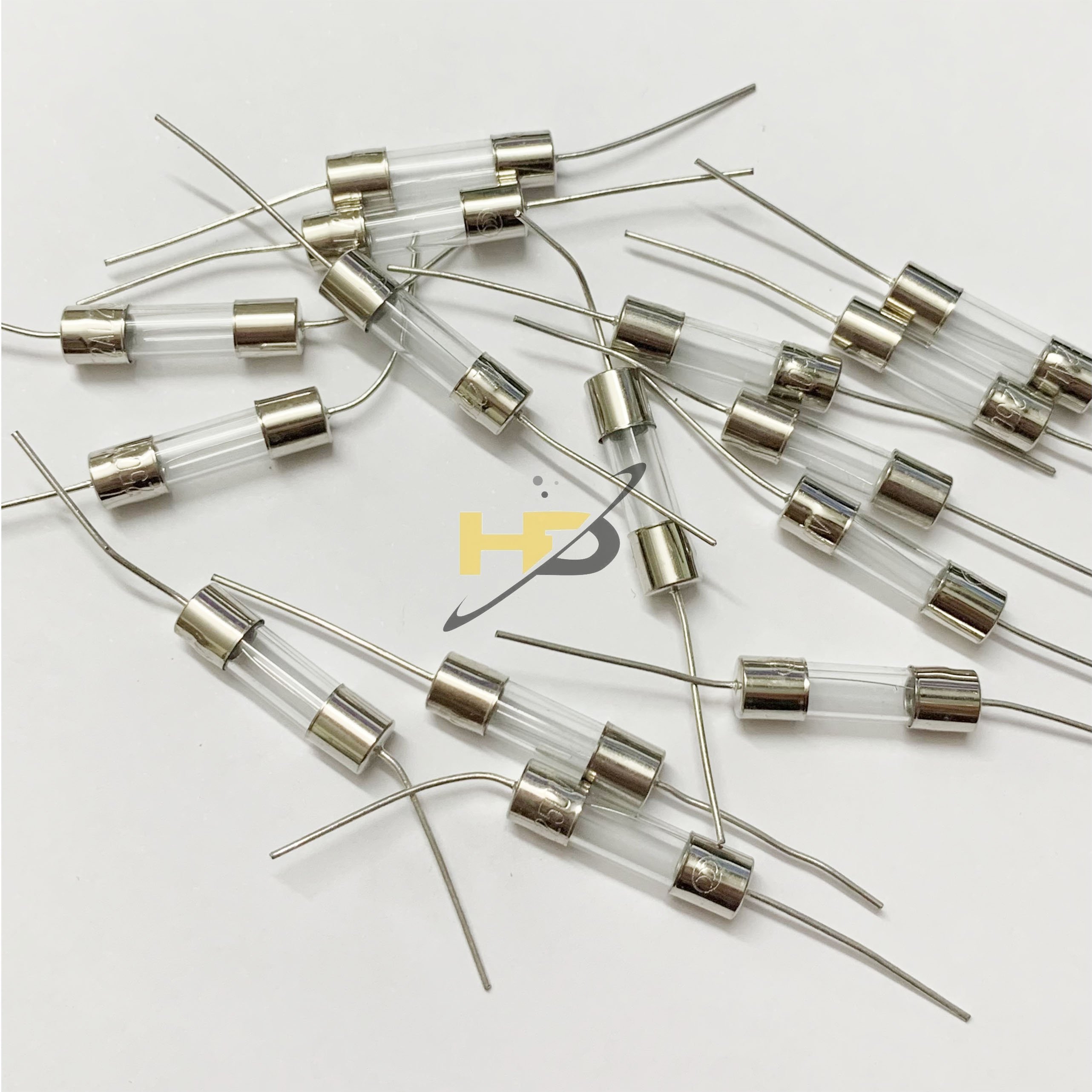 Cầu Chì Thủy Tinh Chân Cắm 250V 5x20mm Các Loại : 1A,2A, 3A, 5A, 10A, 12A, 15A, 20A Mới