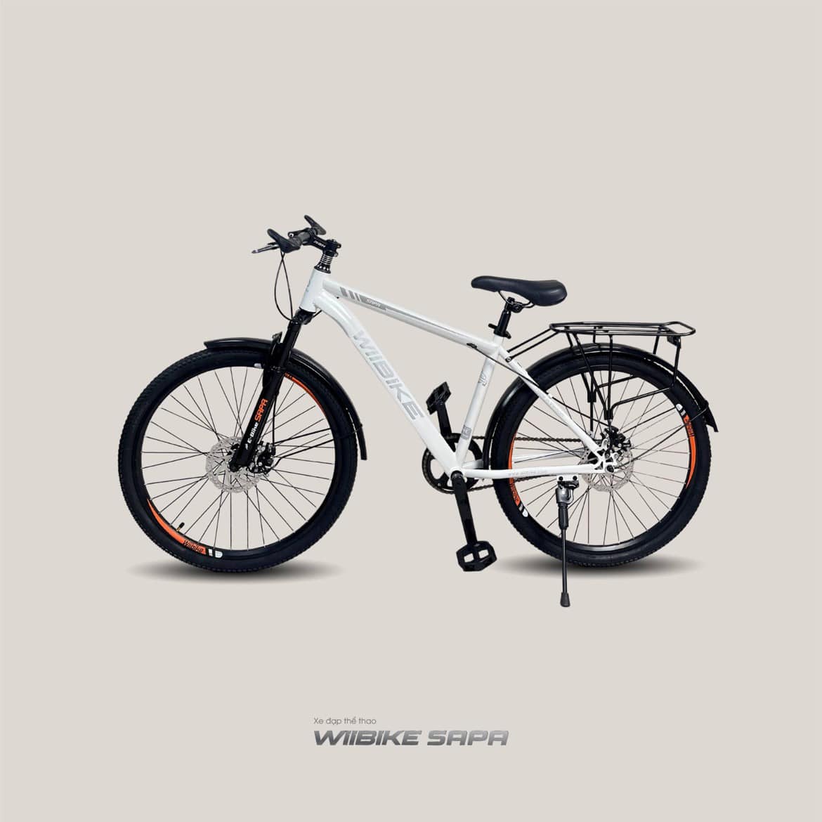 Xe đạp điện cho học sinh nam, người lớn Wiibike Sapa City Xe đạp Trợ lực điện dáng xe thể thao công suất 350W tốc độ tối đa 35Km/h an toàn cho học sinh, phù hợp đi học, đi làm