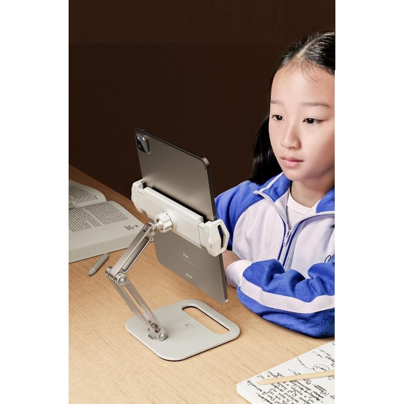 P60 Kệ kẹp ipad, máy tính bảng kẹp cạnh bàn, cố định đầu giường, điều chỉnh 3 khớp, xoay 360 độ cao cấp.