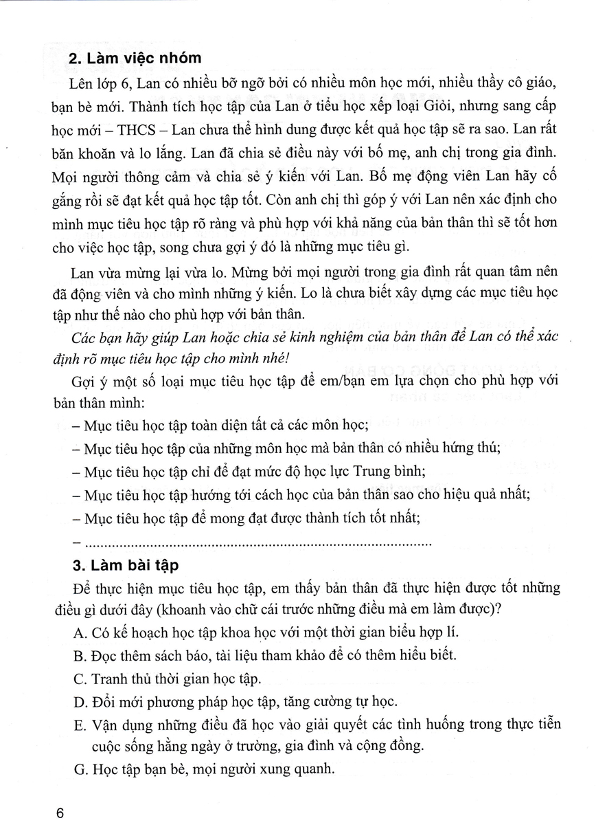 Sách bổ trợ_Giáo Dục Đạo Đức, Kĩ Năng Sống Dành Cho Học Sinh Lớp 6 (Biên Soạn Theo Chương Trình GDPT Mới)_HA