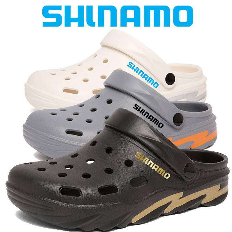 Mùa Hè 2023 Mới Thể Thao Nam Chống Trơn Trượt Câu Cá Giày Sandal Size Lớn Ngoài Trời Thường Thoáng Khí Giày Sandal Đi Biển giày Color: black 8 Shoe Size: 40