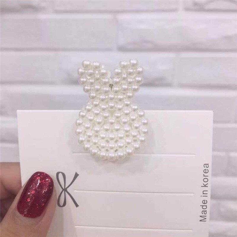 ️ Kẹp Tóc Đính Hạt Nhỏ Phong Cách Hàn Quốc Cho Nữ KT03