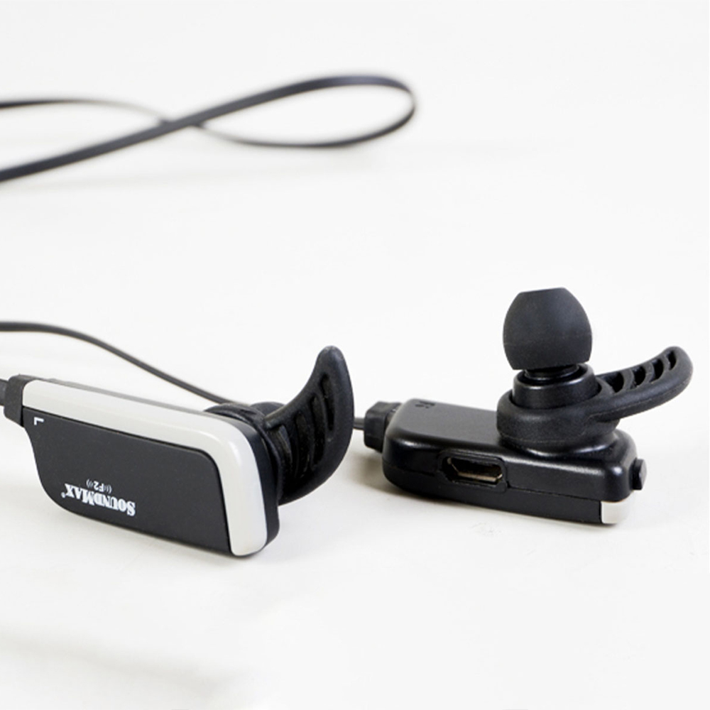 Tai Nghe Thể Thao Bluetooth SoundMax F-2 | Bluetooth In-Ear Headphone For Sport SoundMax F2 | Nhét Tai Nghe Nhạc Earphone - Hàng Chính Hãng