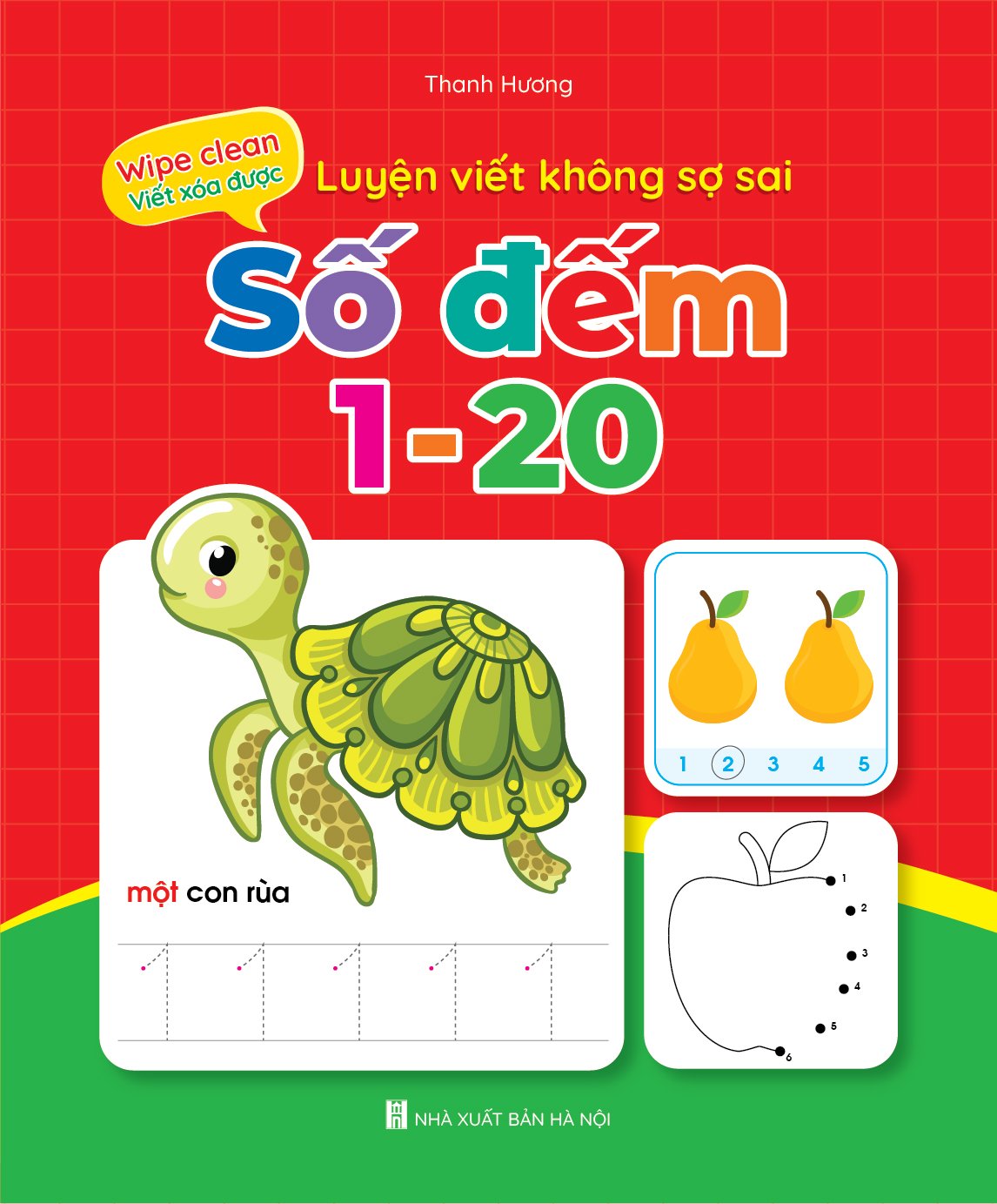 Sách - Bộ Vở Viết Xóa Được Wipe Clean Luyện Viết Không Sợ Sai ( Bộ 5 Cuốn) - Tặng Kèm 2 Bút