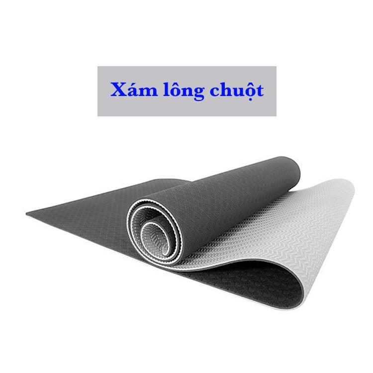 THẢM TẬP YOGA TPE CAO CẤP 2 LỚP 6MM