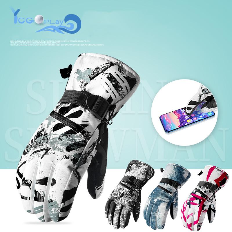 Chuyên Nghiệp Trượt Tuyết Găng Tay Ngoài Trời Xe Đạp Leo Núi Màn Hình Cảm Ứng Trang Mùa Đông Ấm Găng Tay Thể Thao Chống Gió Chống Thấm Nước Unisex Găng Tay