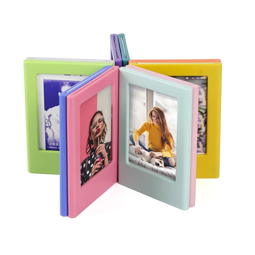 2 Giá đỡ khung ảnh từ tính 3 inch Bộ lắp ráp DIY cho Fujifilm Instax Mini Film