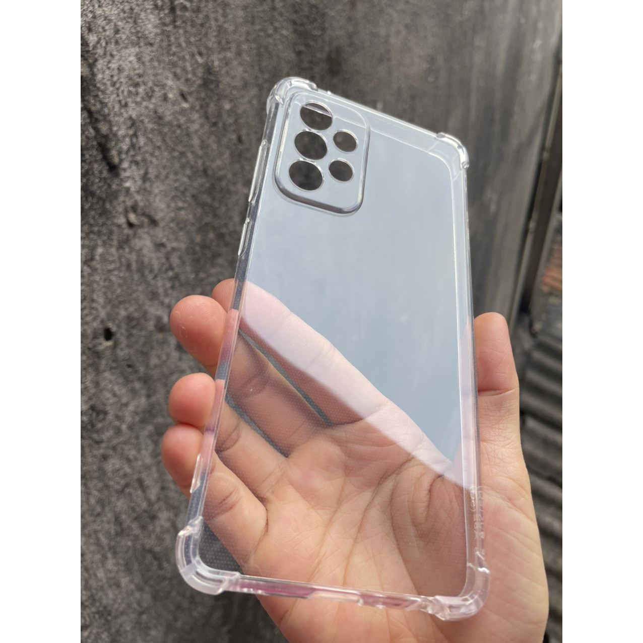 Ốp lưng cho Samsung Galaxy dành cho A72, A72 5G - chống sốc gờ cao 4 góc trong suốt , bảo vệ Camera